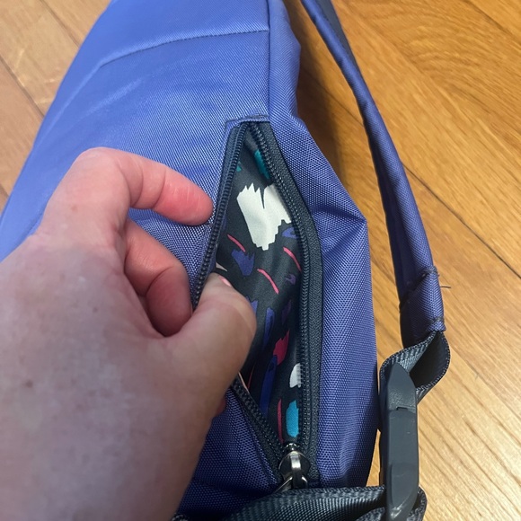 Vera Bradley Dark Lavender Sling Backpack - Picture 8 of 9